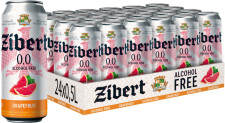 Упаковка безалкогольного пива Zibert Grapefruit світле нефільтроване пастеризоване 0.5% 0.5 л х 24 шт mini slide 1
