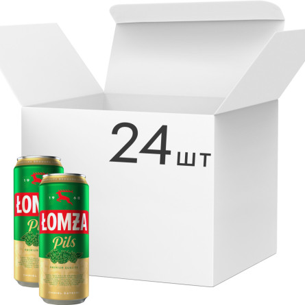 Упаковка пива Lomza 6% 0.5 л x 24 шт