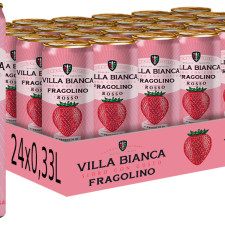 Упаковка Сідра Fragolino Rosso Villa Bianca з/б 7-8.5% 0.33 л х 24 шт mini slide 1