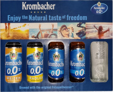 Набір безалкогольного пива Krombacher Pils 0.0% 0.33 л x 2 шт. + Krombacher Weizen 0.0% 0.33 л x 1 шт. + Krombacher Radler 0.0% 0.33 л x 1 шт. mini slide 1