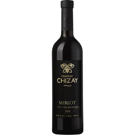 Вино Chateau Chizay Merlot червоне напівсухе 0.75 л 12%
