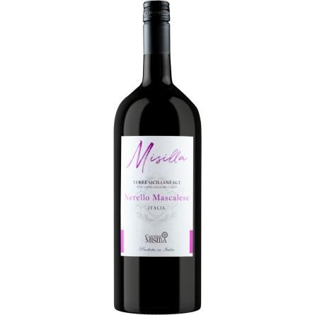 Вино Misilla Nerello Mascalese Terre Siciliane IGT червоне сухе 1.5 л 12% slide 1
