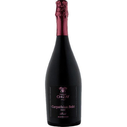 Вино ігристе Carpathian Sekt Blaufrankisch рожеве брют 0.75 л 11.6%