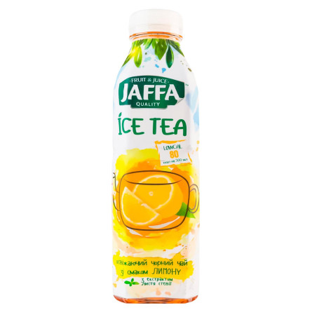 Чай холодный Jaffa Лимон с экстрактом листьев стевии 0,5л