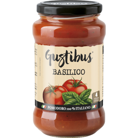 Соус томатный с Базиликом Gustibus Basilico 400 г slide 1