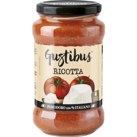 Соус томатний з сиром Рікота Gustibus Ricotta 400 г slide 1