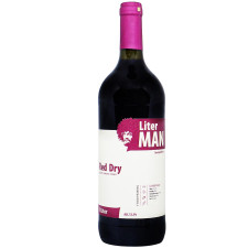 Вино Liter Man червоне сухе 12,5% 1л mini slide 1