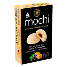 Морозиво Рудь Mochi солона карамель-смородина 240г mini slide 1