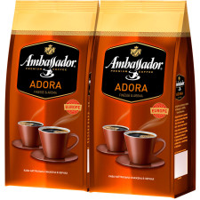 Набір кави в зернах Ambassador Adora 1 кг х 2 шт mini slide 1
