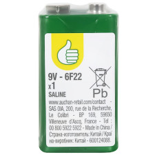 Батарейки Pouce сольові 6F22 1шт mini slide 1
