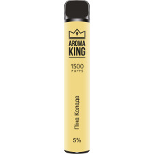 Одноразова електронна сигарета Aroma King Bar 1500 5 мл 5% Піна Колада mini slide 1