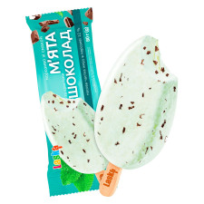 Морозиво Laska зі смаком м’яти та крихтами шоколаду 80г mini slide 1