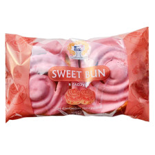 Булочка Рома Sweet Bun в глазурі зі смаком полуниці 180г mini slide 1