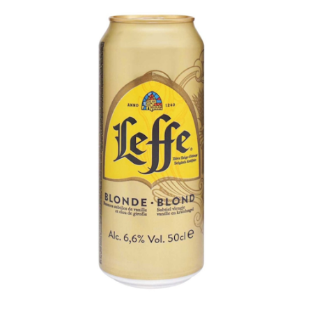 Упаковка пива Leffe Blonde светлое фильтрованное 6.6% 0.5 л x 24 шт