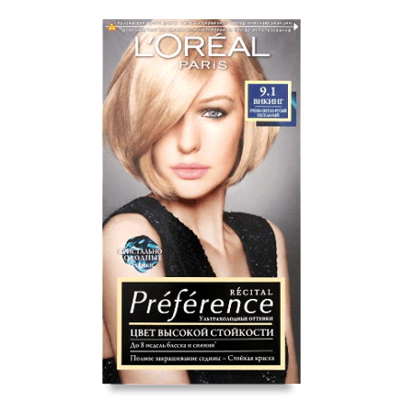 Фарба для волосся L'oreal Recital Preference 9.1 «Вікінг» slide 1