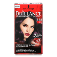 Крем-фарба для волосся Brillance №888 «Темна вишня» mini slide 1