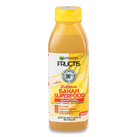 Шампунь Fructis Superfood «Банан» живлення