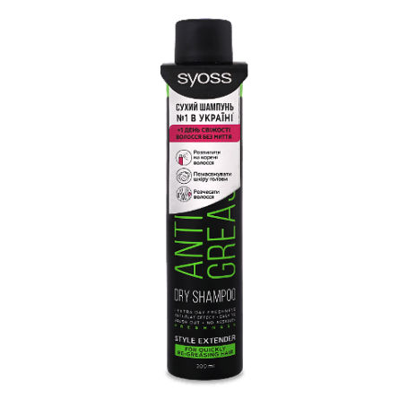 Шампунь для волосся Syoss Anti Grease сухий