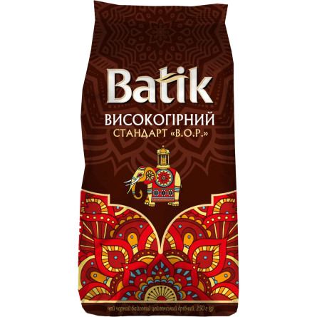 Чай чорний байховий Batik, В.О.Р., Високогірний, дрібний, м/у 250г slide 1