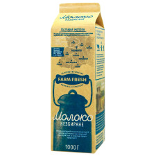 Молоко РадиМо Farm Fresh незбиране 3,4-3,8% 1000г mini slide 1