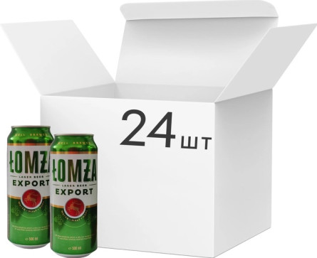 Упаковка пива Lomza 5.7% 0.5 л x 24 шт.