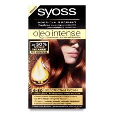 Фарба для волосся Syoss Oleo 6-80 «Золотистий русий» mini slide 1
