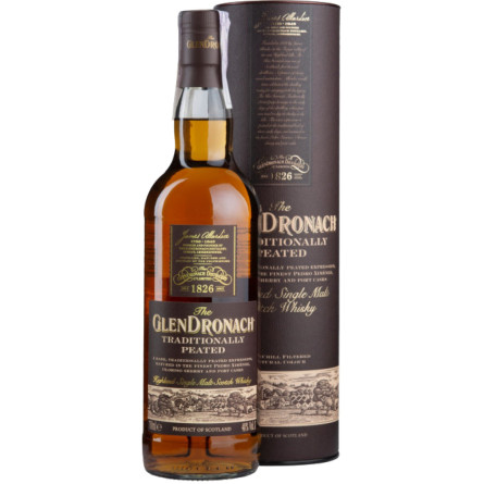 Виски GlenDronach Peated 0.7 л 46% в тубусе