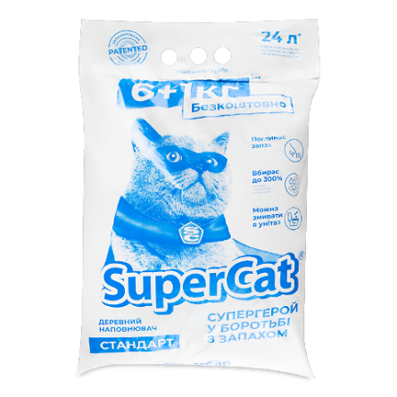 Наповнювач SuperCat стандарт + 1 кг безкоштовно