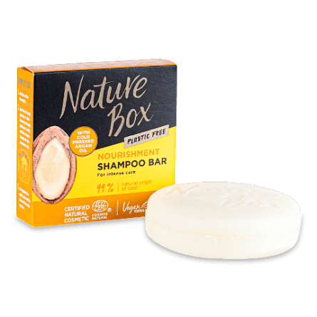 Шампунь твердий Nature Box Nourishment Argan Oil