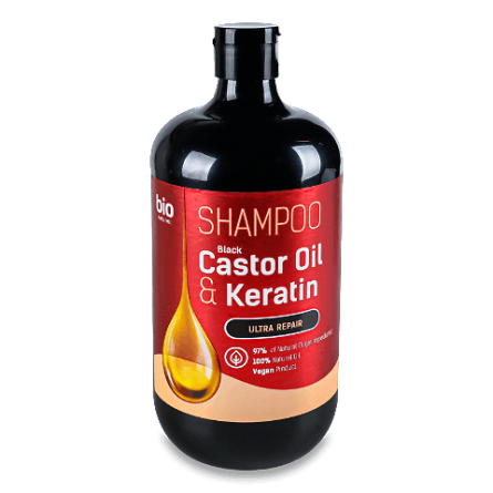 Шампунь BIO Naturel «Касторова олія та кератин»