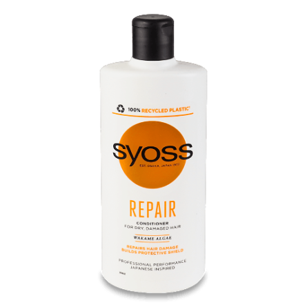 Бальзам Syoss Repair для сухого й пошкодженого волосся