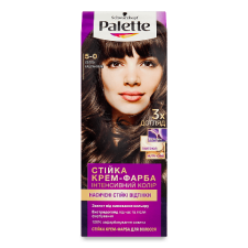 Фарба для волосся Palette ICC 5-0 Світло-каштановий mini slide 1