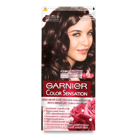 Крем-фарба для волосся Garnier «Інтенсивний колір» 4.15 slide 1