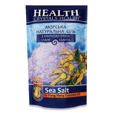 Сіль для ванни морська Crystals Health іланг-іланг