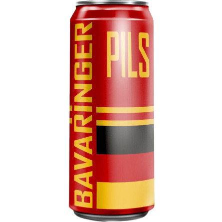 Упаковка пива Bavaringer світле фільтроване 5% 0.5 л x 24 шт