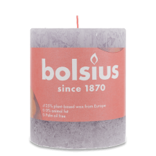 Свічка Bolsius «Руcтик» морожена лаванда 80X68 мм mini slide 1