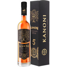 Бренди Kanoni 5 лет 0.5 л 40% в подарочной упаковке mini slide 1