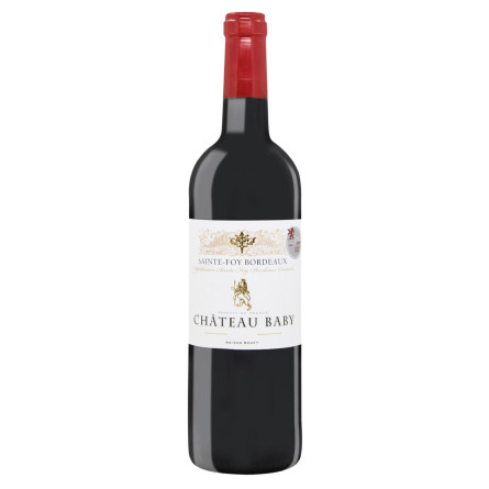 Вино Chateau Baby Sainte-foy Bordeaux червоне сухе 13% 0,75л