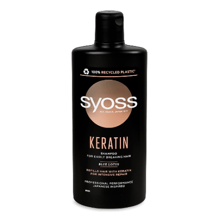 Шампунь Syoss Keratin для ламкого волосся