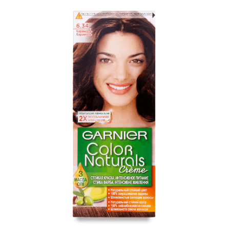 Фарба для волосся Garnier Color Naturals 6.34 «Карамель»