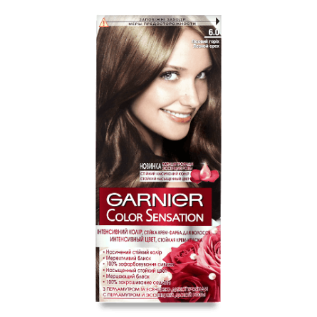 Крем-фарба для волосся Garnier «Інтенсивний колір» 6.0 slide 1