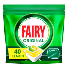 Средство Fairy Original лимон капсулы для посудомоечной машины 40шт mini slide 1
