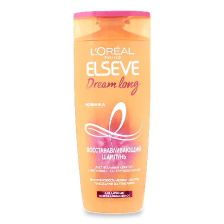 Шампунь Elseve Dream Long для довгого і пошкодженого волосся