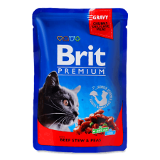 Корм для котів Brit «Преміум» з яловичиною та горохом mini slide 1