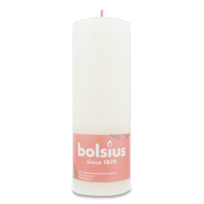 Свічка Bolsius «Руcтик» м'яка перлина 190/68 мм mini slide 1
