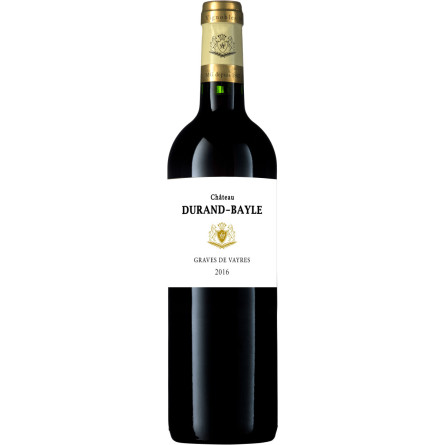 Вино Château Durand Bayle Graves De Vayres красное cухое 0.75 л 12.5%