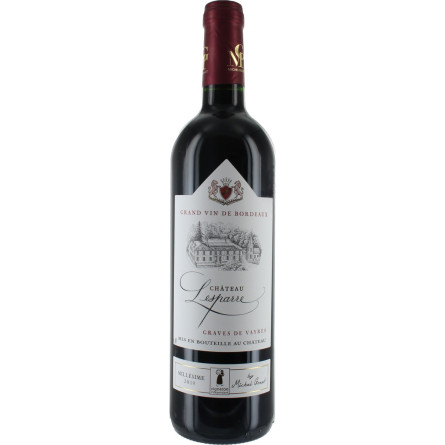 Вино Château Lesparre Graves De Vayres червоне сухе 0.75 л 14%