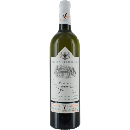 Вино Château Lesparre Graves De Vayres біле сухе 0.75 л 12.5%