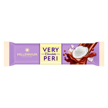 Шоколад молочний Millenium Very Peri з кокосом 34г