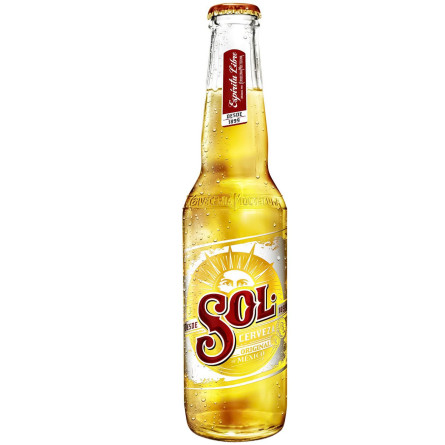 Пиво Sol світле 0,33л